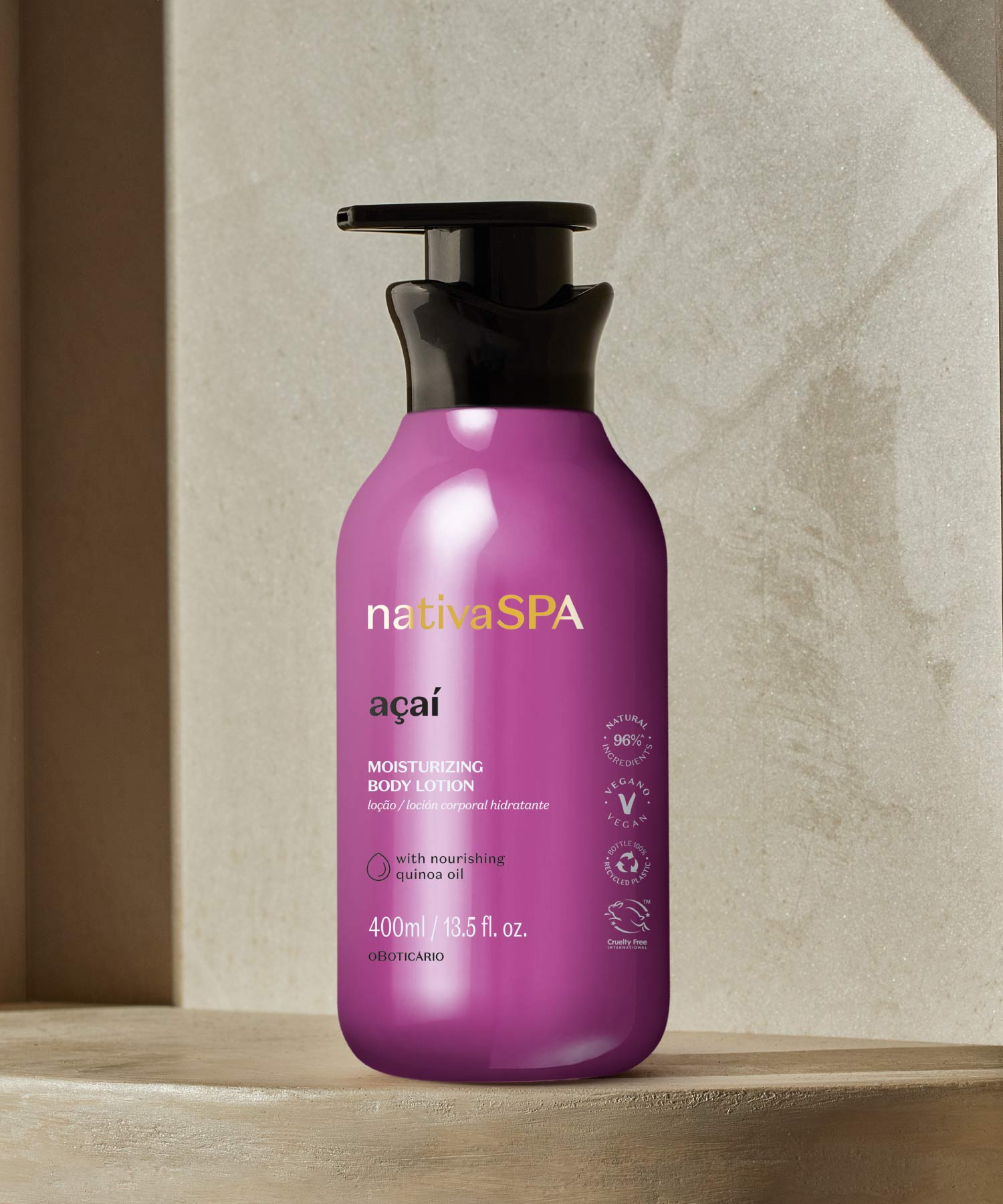 AçaíUma fragrância com o delicioso e divertido aroma desta fruta exótica, aliada às suas propriedades nutritivas e antioxidantes. 